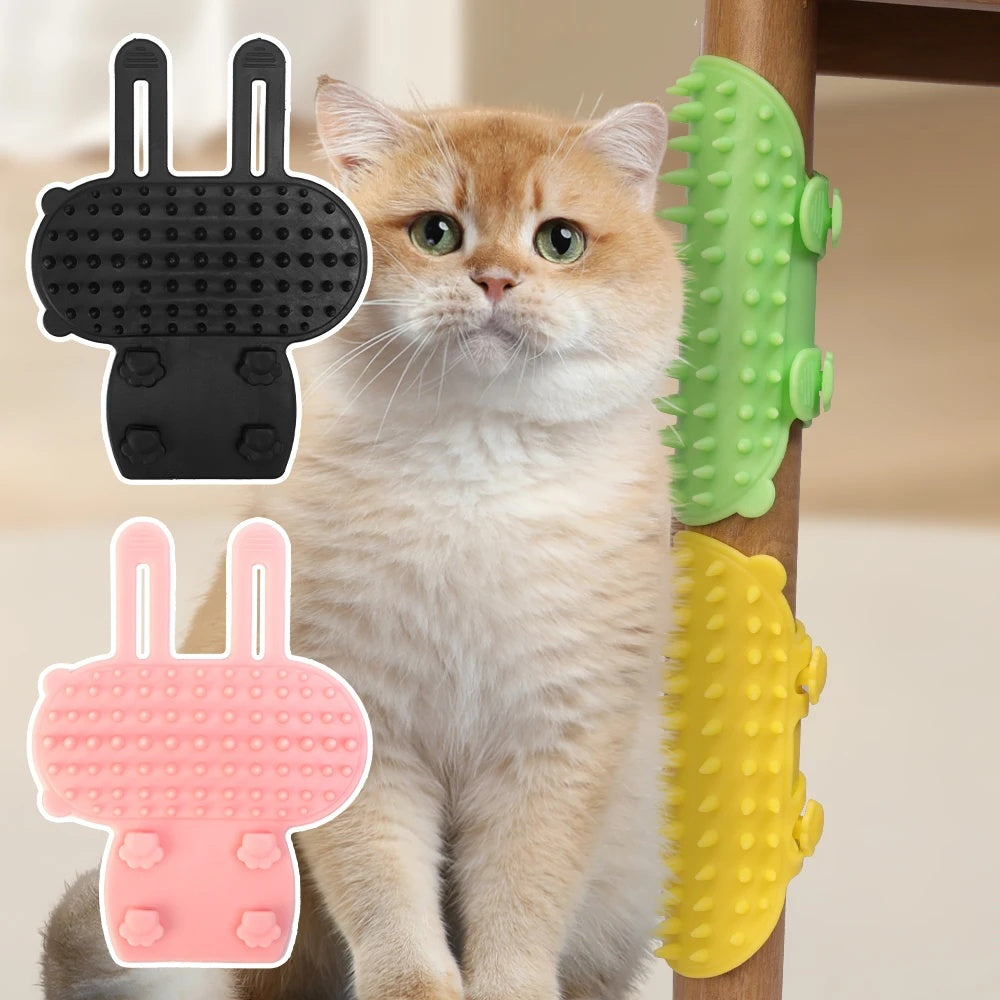 Self-Cleaning Cat Massage Scratcher Comb