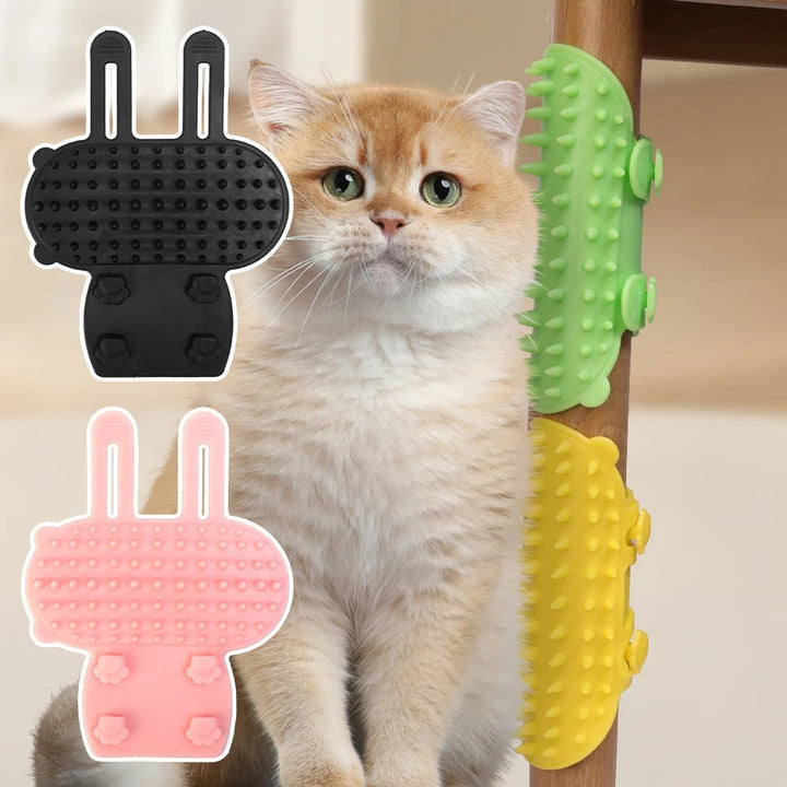 Self-Cleaning Cat Massage Scratcher Comb