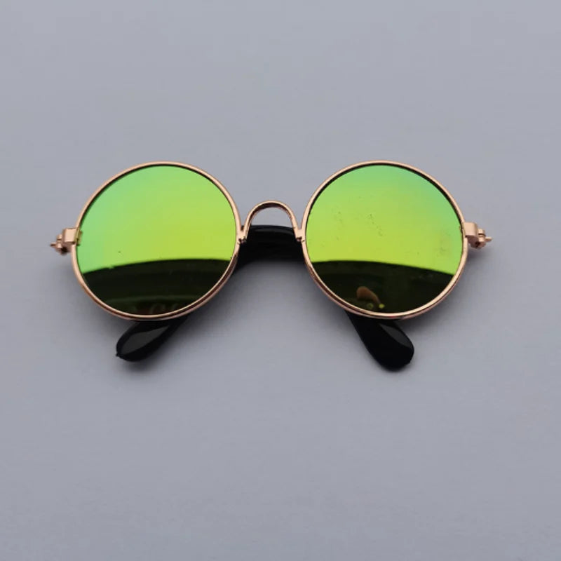Non-Slip Pet Sunglasses for Cats and Small Dogs, Cute Cat Glasses Cosplay Photo Props