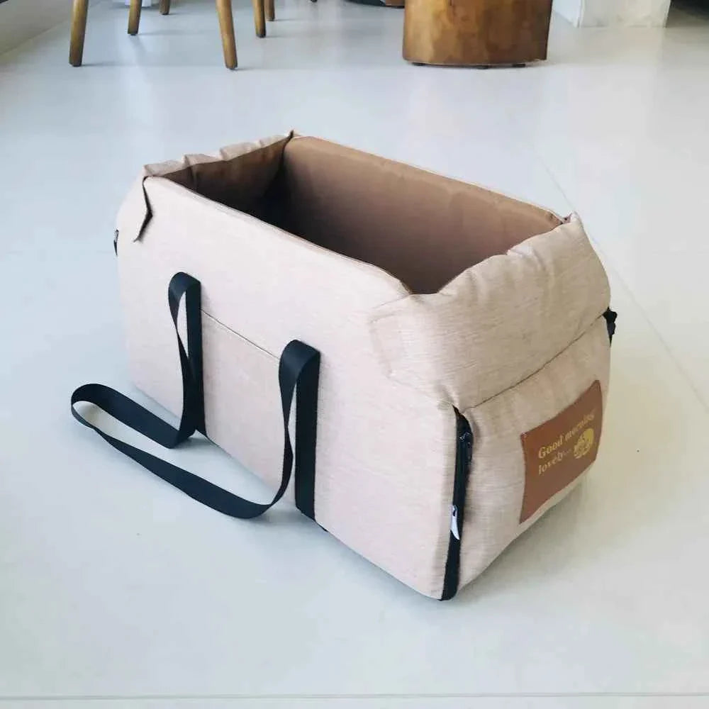 Dog Car Seat Bed & Portable Carrier for Small Pets
