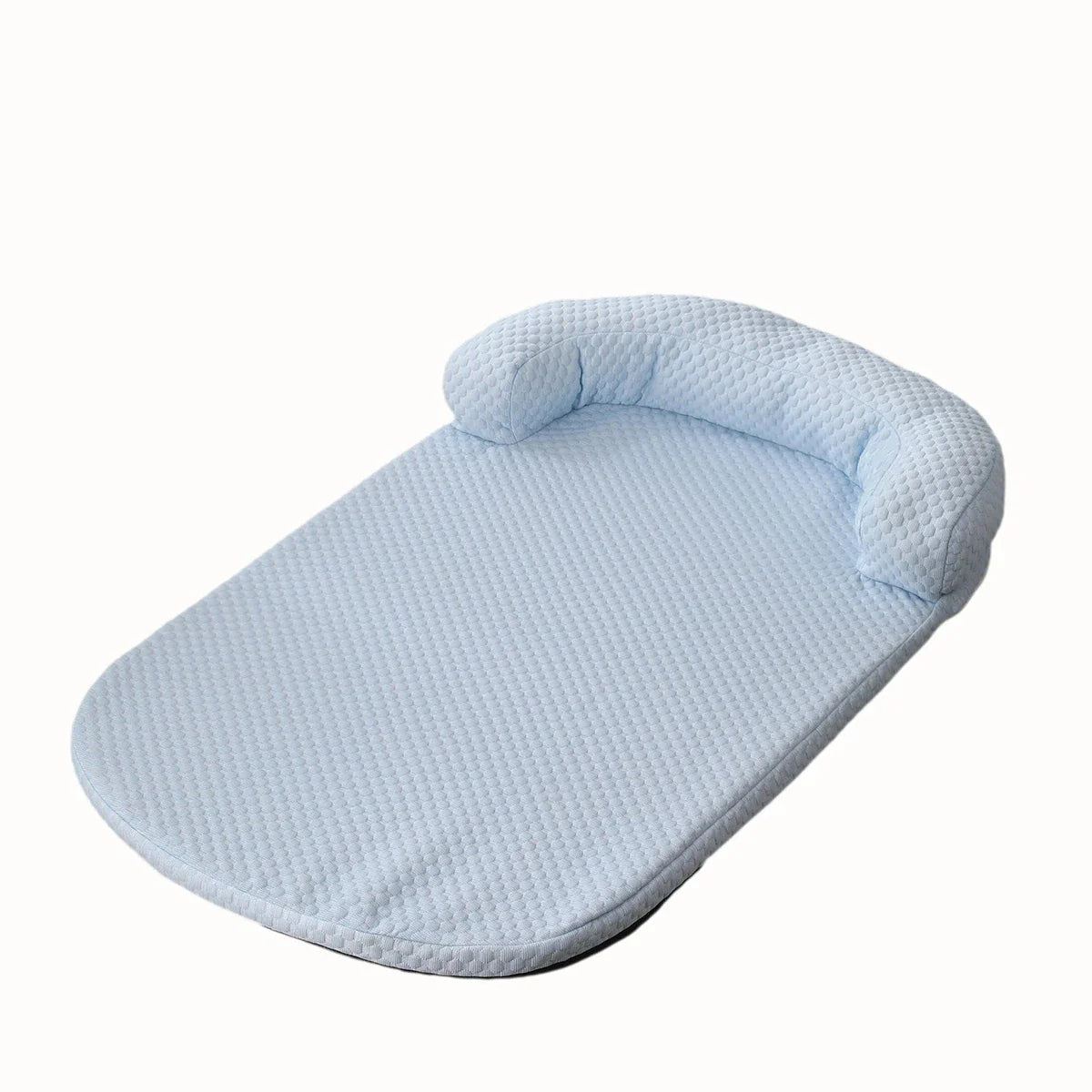 Cooling Ice Silk Pet Bed with Pillow - Breathable Anti-Slip Dog & Cat Cushion, Machine Washable (XS-L)