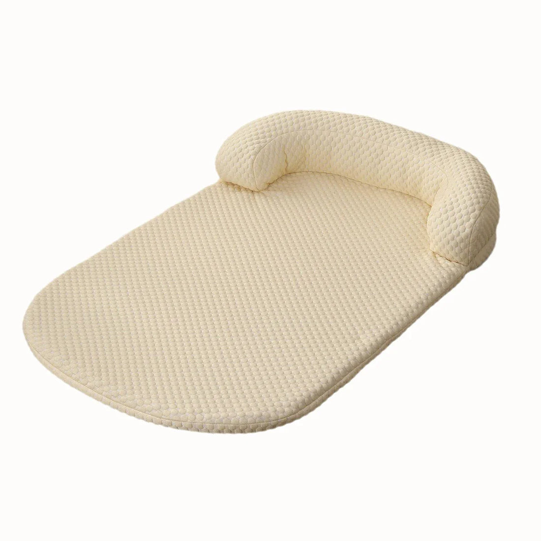 Cooling Ice Silk Pet Bed with Pillow - Breathable Anti-Slip Dog & Cat Cushion, Machine Washable (XS-L)