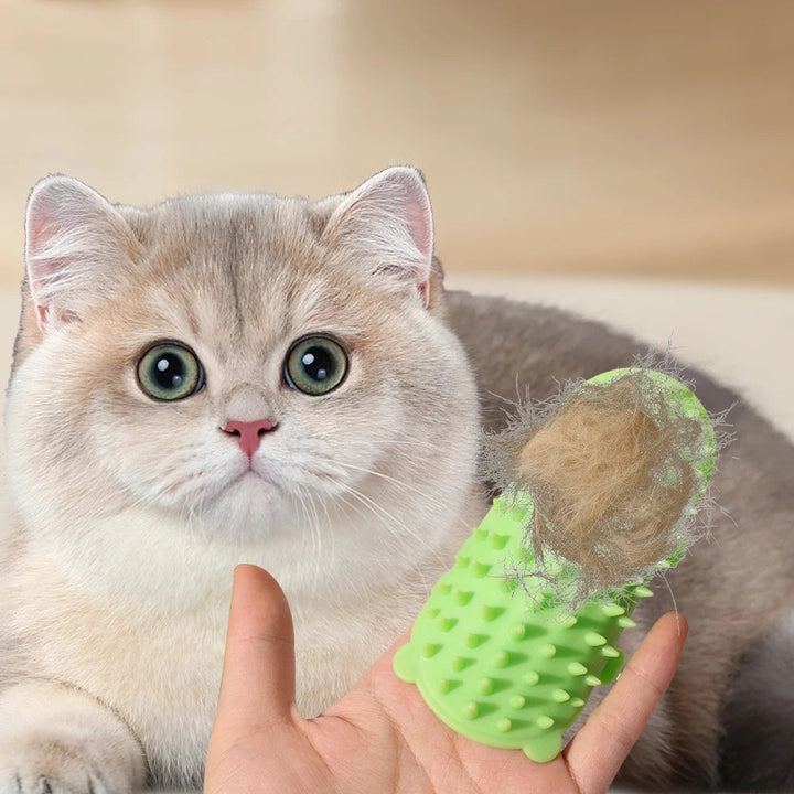 Self-Cleaning Cat Massage Scratcher Comb