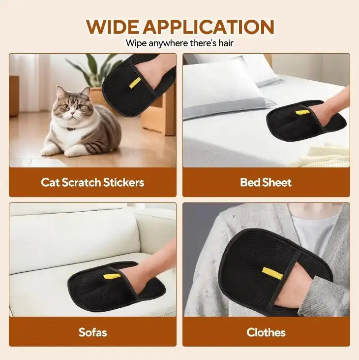 Pet Hair Removal Grooming Glove