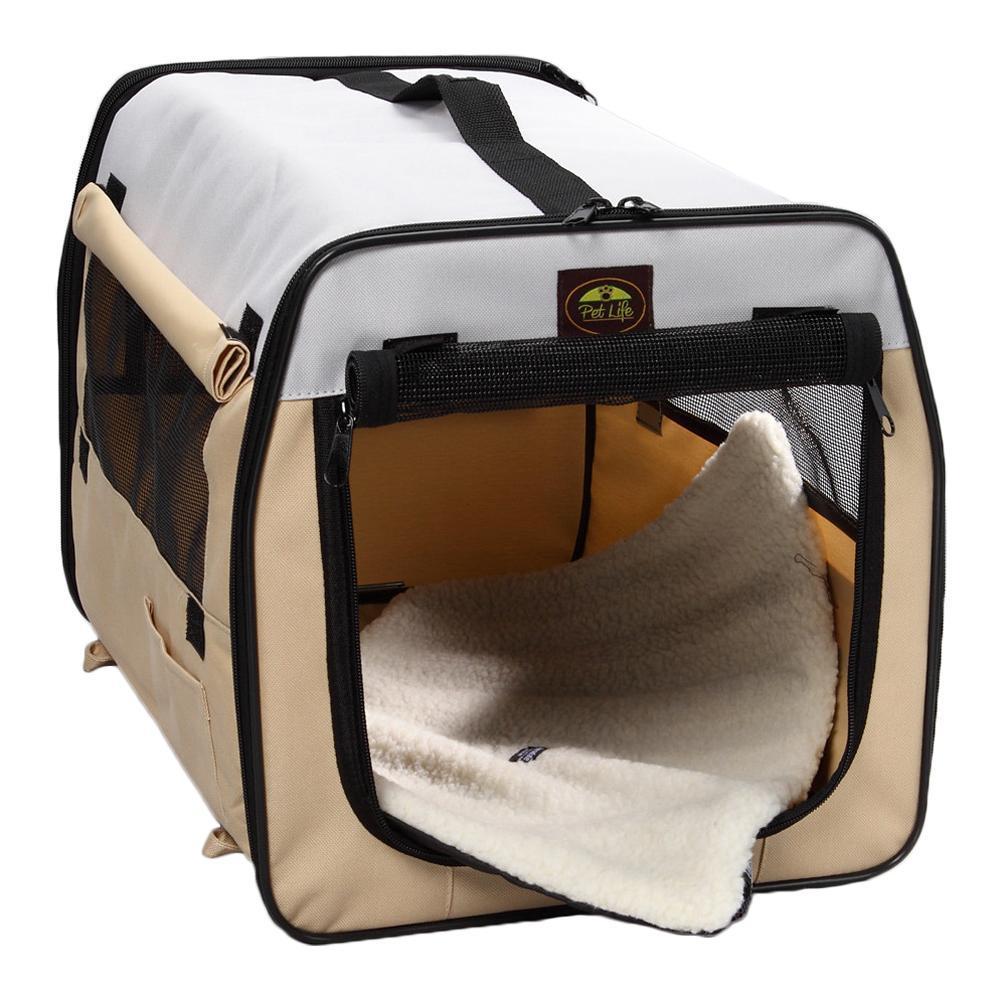 Foldable Wire Frame Pet Crate Carrier
